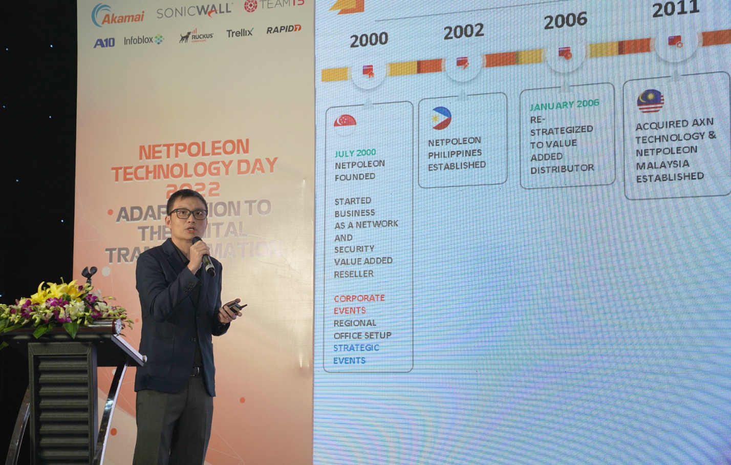 Ông Danny Yap, Giám đốc sản phẩm của Netpoleon Groups giới thiệu về các giải pháp bảo mật phổ biến hiện nay