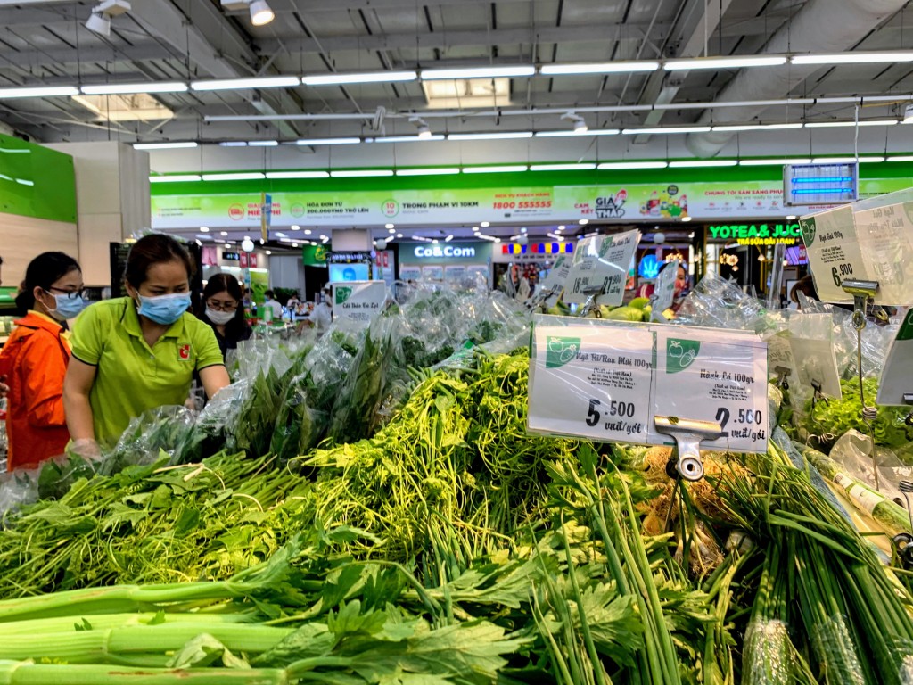 Hiện giá các mặt hàng rau xanh vẫn đang ở mức cao