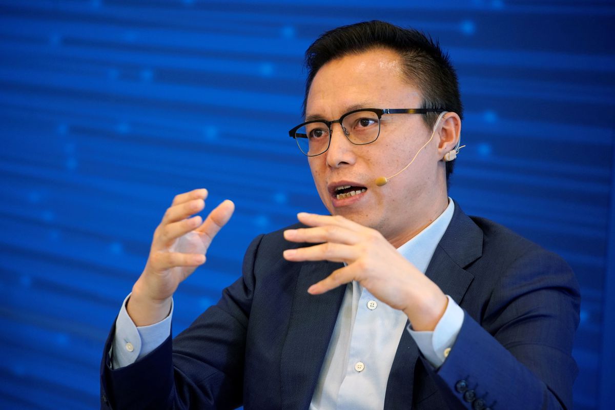 Giám đốc điều hành Ant Financial, Eric Jing. (Nguồn: REUTERS / Aly Song)