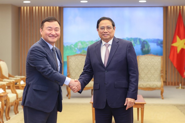 Thủ tướng Phạm Minh Chính tiếp ông Roh Tae-Moon, Tổng Giám đốc Tập đoàn Samsung Điện tử