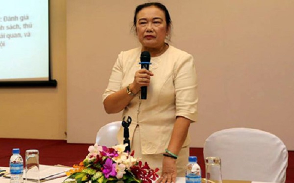 Bà Nguyễn Thị Cúc,nguyên Phó Tổng cục trưởng Tổng cục thuế,Chủ tịch Hội Tư vấn thuế.