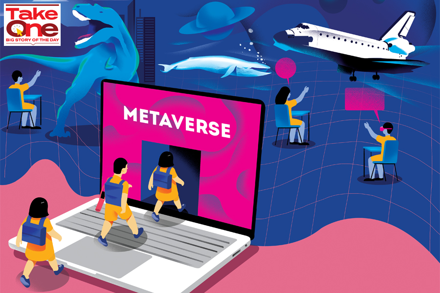 Metaverse là một bước tiến tăng cường trải nghiệm học tập cho trẻ em (Ảnh: forbesindia.com)