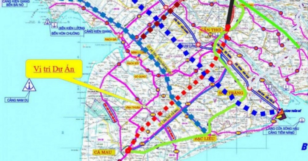 Dự án cao tốc Cần Thơ - Cà Mau đi qua địa bàn tỉnh Hậu Giang khoảng 63 km, chiếm 57% tổng chiều dài toàn tuyến